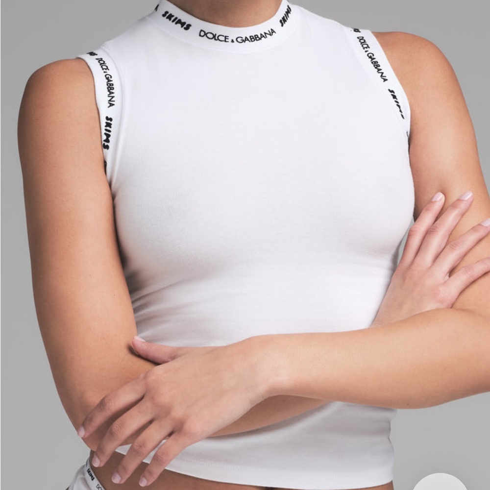 Dolce & Gabbana SKIMS Tank Snow